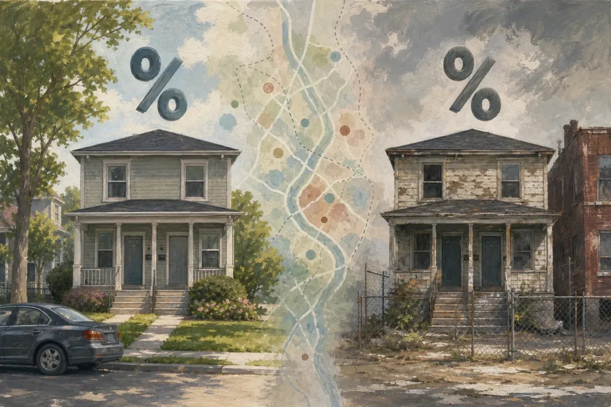 The same cap rate, two different streets: grading neighborhoods right